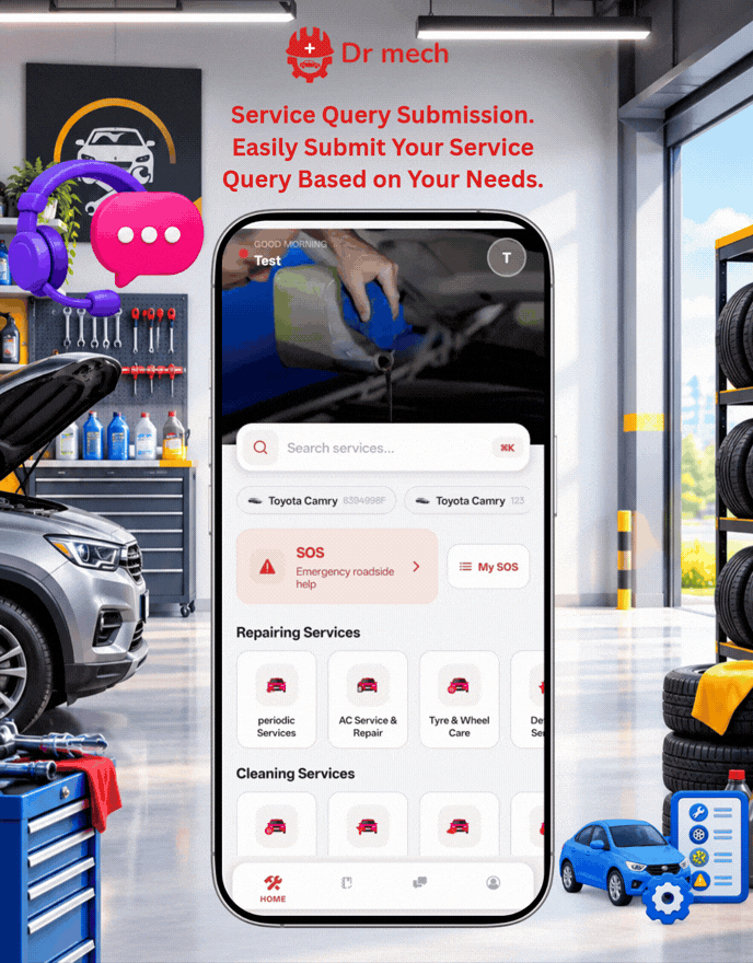 Online Car Service | Dr.Mech Complete Solutions | Car Service Appointment | On Demand Car Service