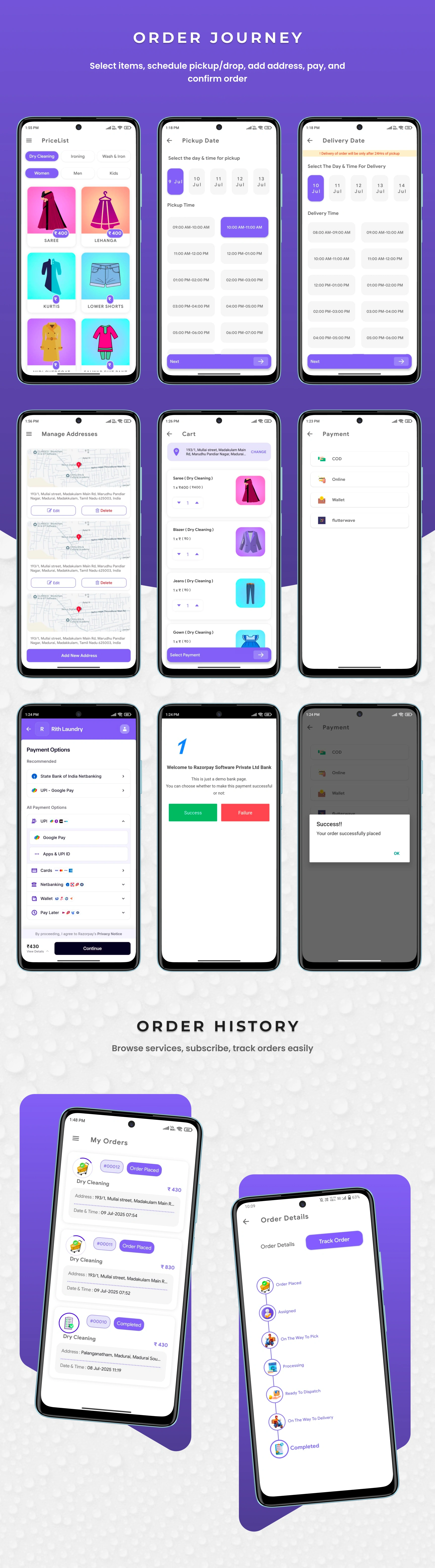 #1 Complete Laundry App | Fast Booking & Delivery | Android , iOS App & Admin Panel - 10