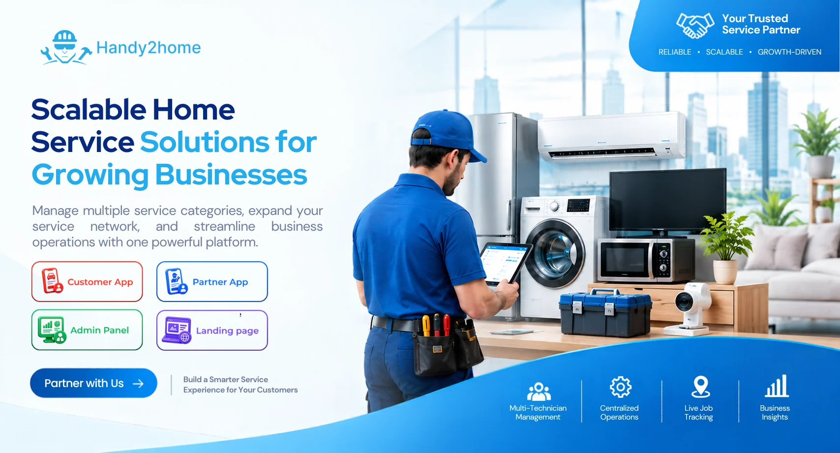 Handy2Home | Handyman and Home Services Booking App
